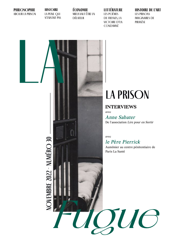 Novembre 2022 - La Prison - La Fugue Journal