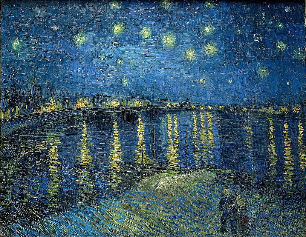 Van Gogh, Nuit Étoilée sur le Rhône