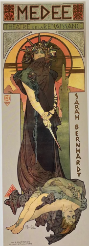 Alfons Mucha, Médée, 1898